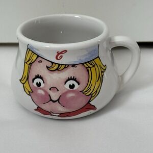 1998 Vintage‎ Campbell's Soup Kid Collectible Mug Cup Bowl Houston Harvest
